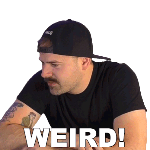 Weird Jared Dines Sticker - Weird Jared Dines The Dickeydines Show Stickers