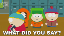 What Did You Say Stan Marsh GIF - What Did You Say Stan Marsh Eric Cartman GIFs