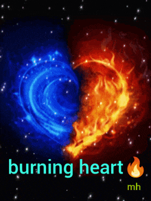 Mhstar Heart GIF - Mhstar Heart Fire GIFs