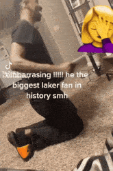 Bigger Laker Fan Lakers GIF - Bigger Laker Fan Lakers Lebron James GIFs