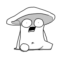 Mushroom Shocked GIF