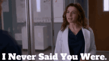 Greys Anatomy Amelia Shepherd GIF - Greys Anatomy Amelia Shepherd I Never Said You Were GIFs
