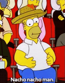 The Simpsons Homer Simpson GIF - The Simpsons Homer Simpson Nacho Man GIFs