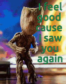Groot Happy Dance GIF - Groot Happy Dance I Feel Good GIFs