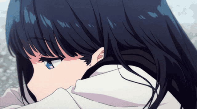 Anime Girl Blue Hair Tumblr GIFs - wide 1