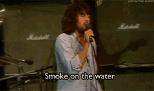 Smoke On The Water Deep Purple GIF - Smoke On The Water Deep Purple Ian Gillan GIFs