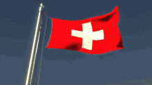Switzerland Flag GIF - Switzerland Flag Flag Waver GIFs