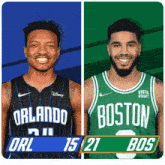 Orlando Magic (15) Vs. Boston Celtics (21) First-second Period Break GIF