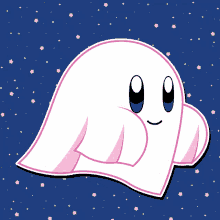 Ghost Kirby Scary GIF - Ghost Kirby Scary Halloween GIFs