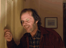 The Shining Jack Nicholson GIF - The Shining Jack Nicholson Knock GIFs