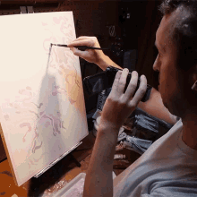 Painting Peter Deligdisch GIF - Painting Peter Deligdisch Peter Draws GIFs