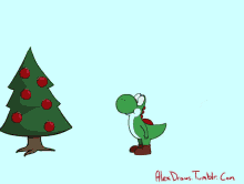 Happy Holidays Yoshi GIF - Happy Holidays Yoshi Mario GIFs