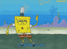 Art Sponge Bob GIF - Art Sponge Bob Sponge GIFs