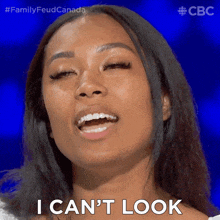 I Can'T Look Jade GIF - I Can'T Look Jade Family Feud Canada GIFs