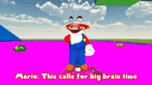Smg4 Mario GIF - Smg4 Mario This Calls For Big Brain Time GIFs