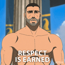 Respect Is Earned Ares GIF - Respect Is Earned Ares Blood Of Zeus GIFs