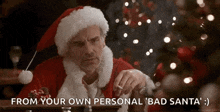 Merry Fucking Christmas Bad Santa GIF - Merry Fucking Christmas Bad Santa Billy Bob Thornton GIFs