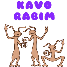kavo rabim need coffee waving friends mib