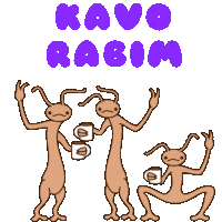 Kavo Rabim Need Coffee Sticker - Kavo Rabim Need Coffee Waving Stickers