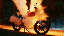 Exploding Motorcycle The Strangers Chapter 1 GIF
