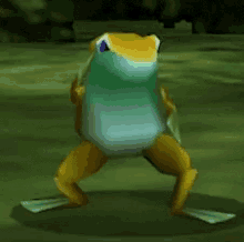frog excited