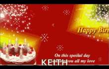 Happy Birthday Keith GIF - Happy Birthday Keith Cake GIFs