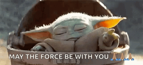 Baby Yoda May The Force Be With You GIF - Baby Yoda May The Force Be With You Star Wars - Discover & Share GIFs