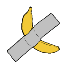 Banana Tape Sticker - Banana Tape Stickers