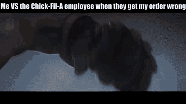 a screenshot of a chick-fil-a employee getting their order wrong