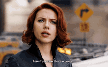 Avengers I Dont See How Thats A Party GIF - Avengers I Dont See How Thats A Party Black Widow GIFs