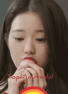 Soph Outsold Wonyoung GIF - Soph Outsold Wonyoung Wonyoung Strawberry GIFs