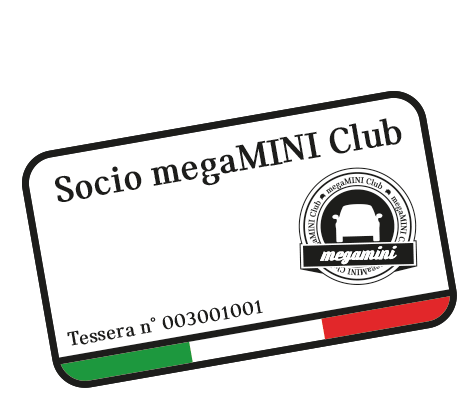 Megamini Megamini Club Sticker - Megamini Megamini Club Mini Cooper Stickers