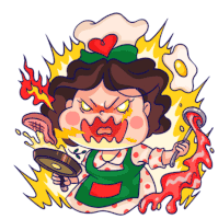 Mamachoice Angry Sticker - Mamachoice Angry Stickers