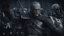 Ready To Battle Geralt Of Rivia GIF - Ready To Battle Geralt Of Rivia Gwent GIFs