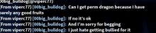 a screenshot of a conversation between viperc77 and 00big_bulldog