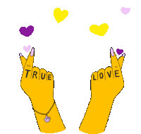 True Love Mini Hearts Sticker - True Love Mini Hearts Hearts Stickers