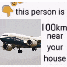 Near Your House Plane GIF