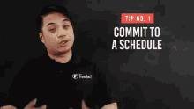 commit to a schedule follow the schedule execute carry out schedule
