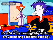 Kane52634it'S 4:00 In The Morning! Why On Earthare You Making Chocolate Pudding?.Gif GIF - Kane52634it'S 4:00 In The Morning! Why On Earthare You Making Chocolate Pudding? Person Human GIFs