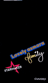 a picture of a man and a woman with the words lovely asmara family on top