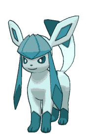 glaceon idle standing pokemon
