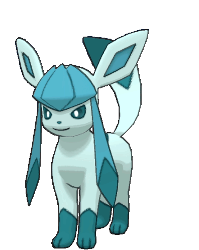 Glaceon Idle Sticker - Glaceon Idle Standing Stickers
