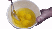mixing eggs chili pepper madness beating eggs whisking eggs breaking the egg yolk