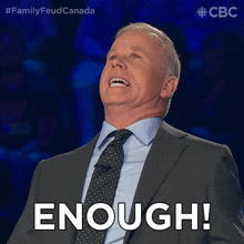 Enough Gerry Dee GIF - Enough Gerry Dee Family Feud Canada GIFs