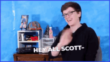 Sctet Hey All Scott GIF - Sctet Hey All Scott Smile GIFs