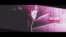 blxck yuta is the name of the character in this anime