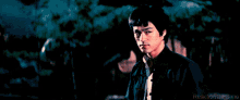 Bruce Lee Fight Jacket GIF - Bruce Lee Fight Jacket Lets Do This GIFs