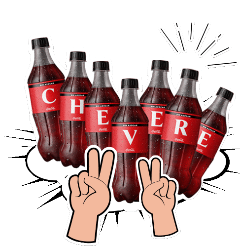 Chevere Juntos Para Algo Mejor Sticker - Chevere Juntos Para Algo Mejor Coca Cola Stickers