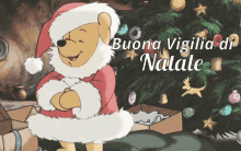 christmas eve winnie the pooh santa santa claus merry christmas