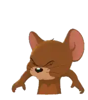 jerry mouse from tom and jerry looking surprised